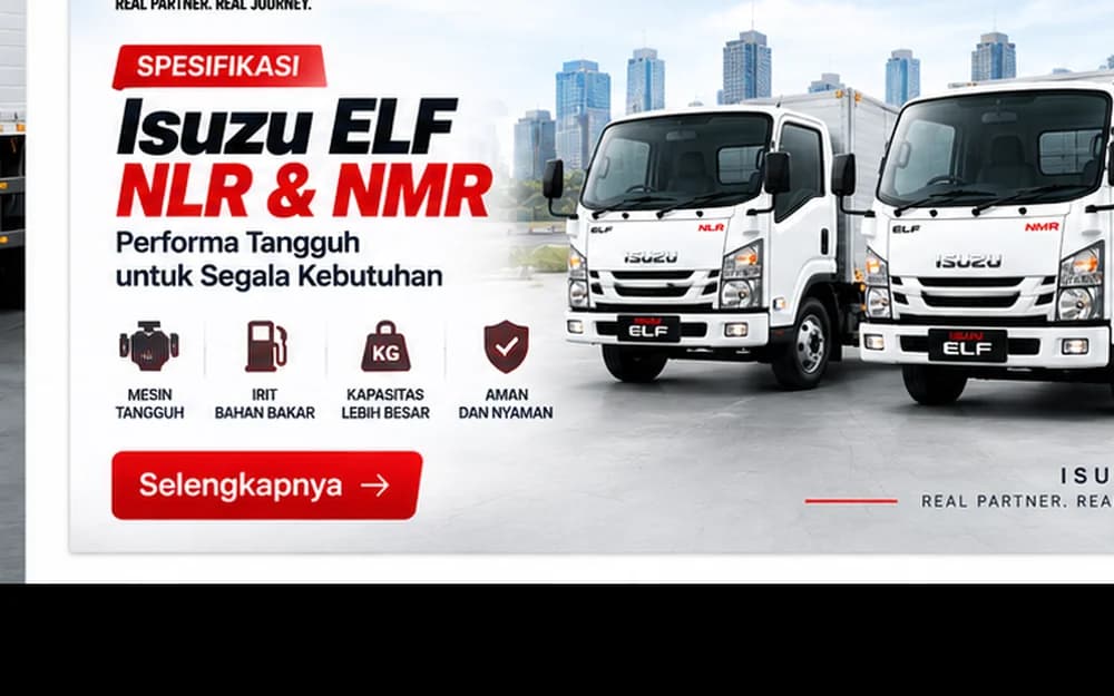 Spesifikasi Isuzu ELF NLR dan NMR