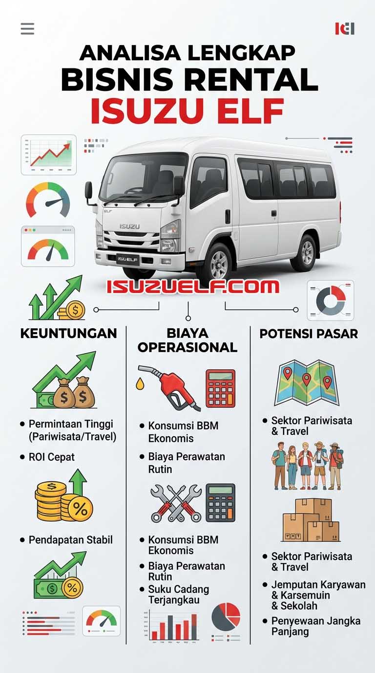Isuzu Elf Cocok untuk Bisnis Rental Isuzu Elf Cocok untuk Bisnis Rental