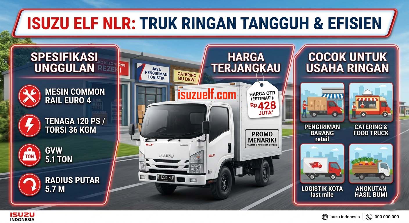 Isuzu Elf NLR Spesifikasi Isuzu Elf NLR Spesifikasi