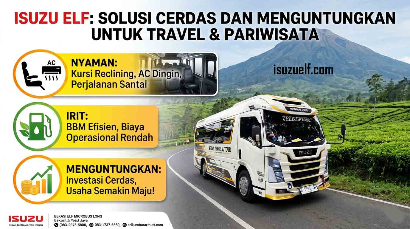 Isuzu Elf untuk Travel dan Pariwisata Isuzu Elf untuk Travel dan Pariwisata