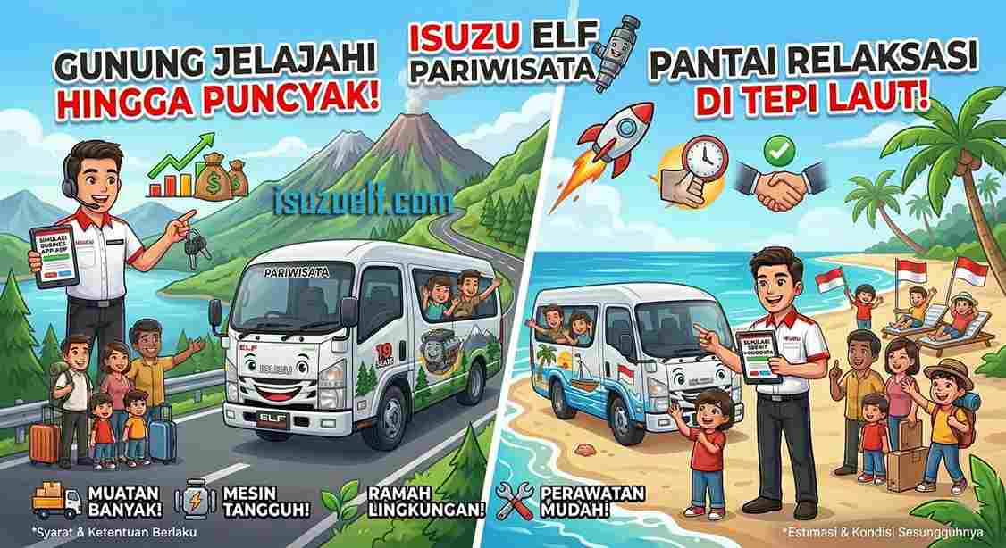 Isuzu Elf untuk Usaha Pariwisata Investasi Menjanjikan Isuzu Elf untuk Usaha Pariwisata Investasi Menjanjikan
