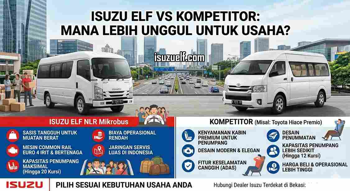 Isuzu Elf vs Kompetitor Mana Lebih Unggul untuk Usaha Isuzu Elf vs Kompetitor Mana Lebih Unggul untuk Usaha