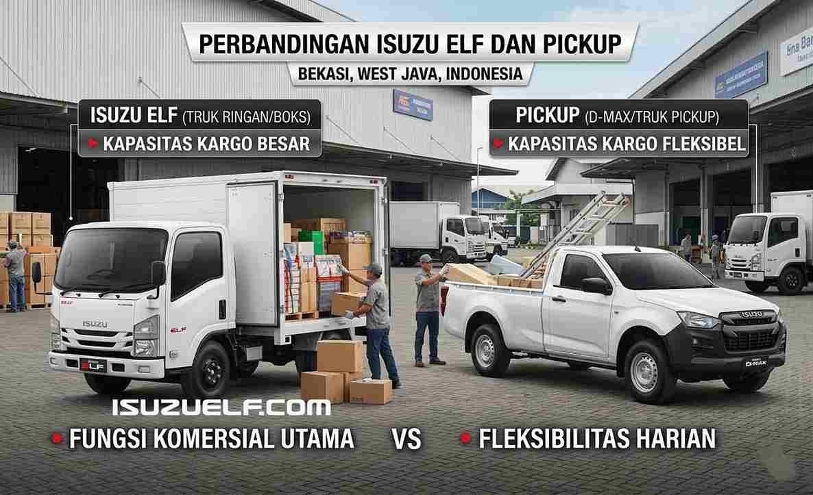 Perbandingan Isuzu Elf dan Pickup Perbandingan Isuzu Elf dan Pickup